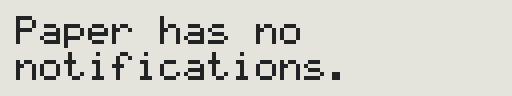 The same words at the Large text size.